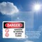 Signmission Kerosene No Smoking Or Open Flames Danger Sign, Plastic, 10in W x 7in L, 2PK OS-2PACK-DS-P-710-L-1404 - alternate 3